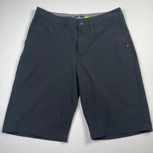 Quiksilver Amphibian Shorts Men's 28 x 14 Gray Flat Front Slash‎ Pockets Golf